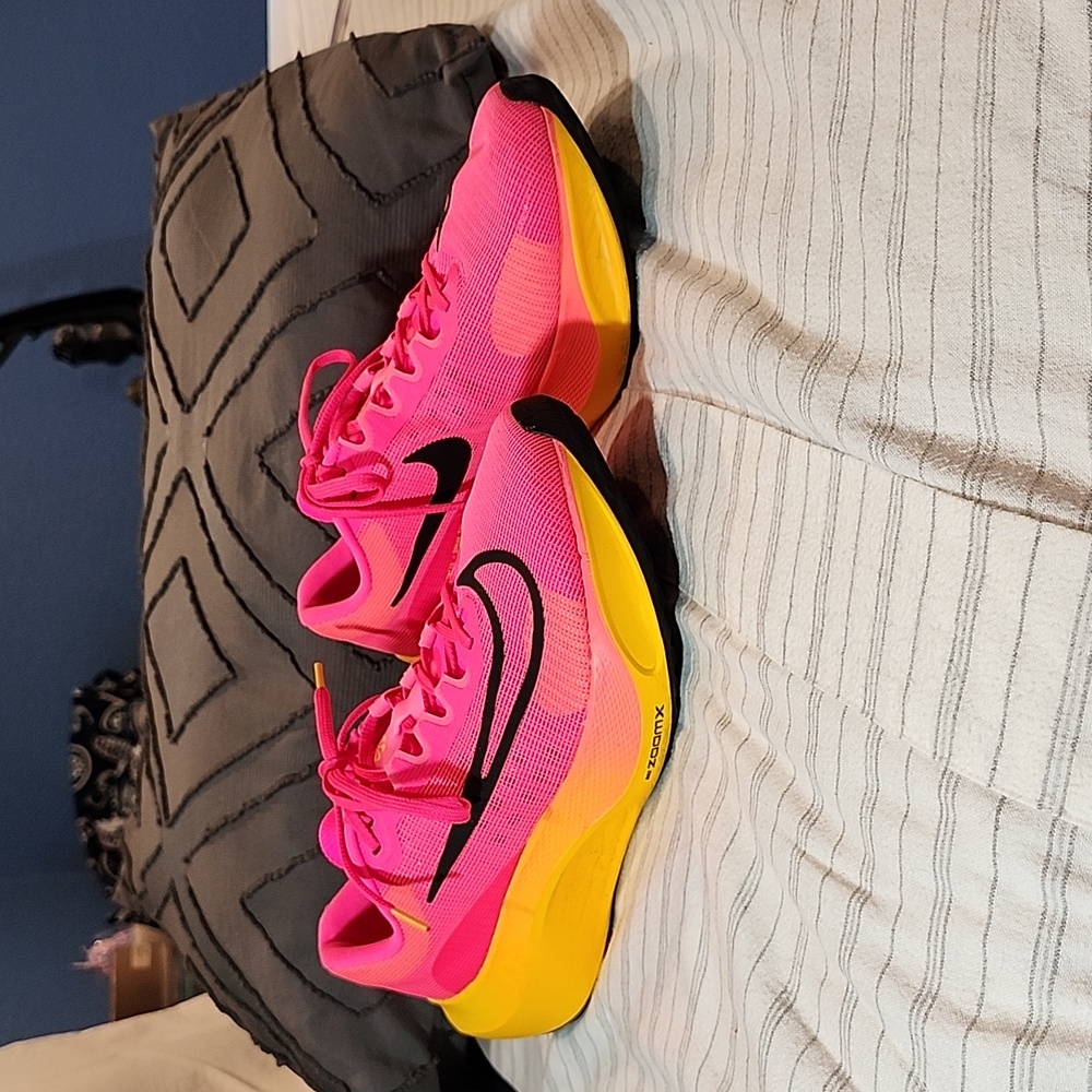 Mens Nike Zoom Flys 5, Pink and Orange, Size 11.5